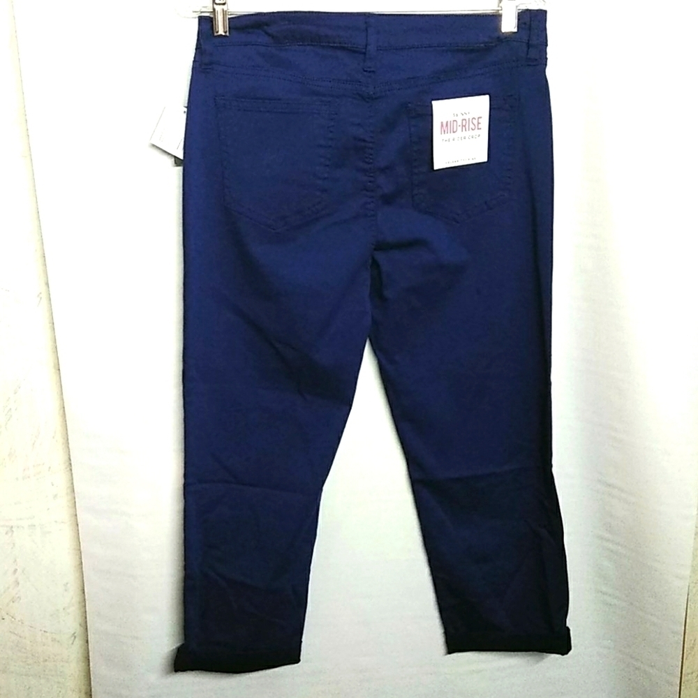 Rider Crop Mid Rise 11/30 Skinny Stretch NEW - Picture 2 of 6